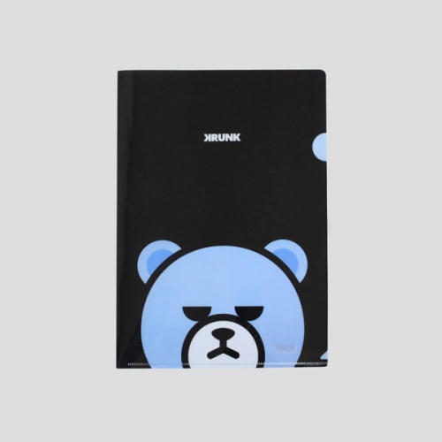 [크렁크/KRUNK] PP파일 L홀더 L자화일 A4 블랙 / 220*310mm