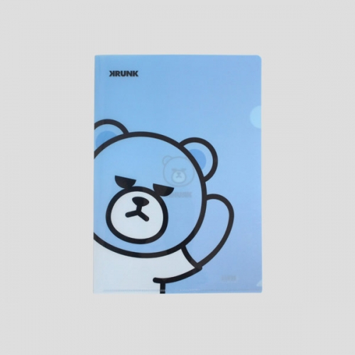 [크렁크/KRUNK] PP파일 L홀더 L자화일 A4 블루 / 220*310mm