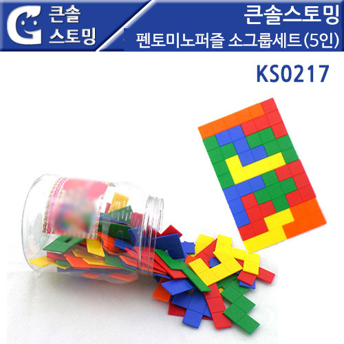 [KS0217]큰솔스토밍 펜토미노퍼즐 소그룹세트(5인)