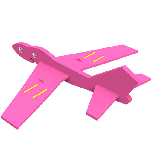 SA-2 비행기 글라이더(1인용) 5개 / 비행기의 상반각 원리 학습 / 모형비행기