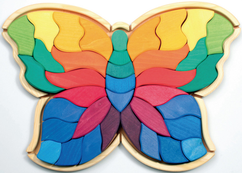 [edugood] 3D원목모양퍼즐-나비