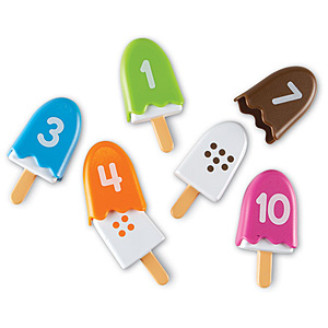 [EDU 7344] 숫자 아이스바 Smart Snacks® Number Pops™ / 어린이 수학 첫걸음 / 맛있는 아이스바에 적힌 숫자 공부