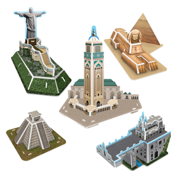 [건축물시리즈] 세계 유명 미니 건축물 시리즈 4 - (남미/아프리카) / 3D 입체퍼즐 / 조립퍼즐 / 만공세계사