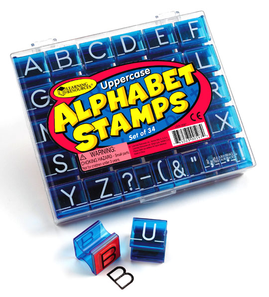 [EDU 0597] 알파벳 대문자 도장 (Alphabet Stamp Uppercase) / 즐거운 영어수업 필수품 / 영어교사 도장