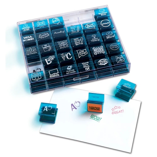 [EDU 0678] 교사용 점보도장 (30개)Jumbo Teacher Stamps / 영어수업도장 / 영어교사도장