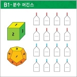 [STEAM 스토리텔링 체험수학] 슈필마테 B1 / 교재, 분수 도미노, 분수 머긴스,  여러 가지 분수, 분수 계산기