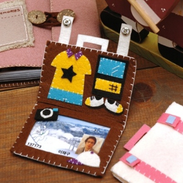 [홈메디]찰리의 여행가방 카드지갑 만들기