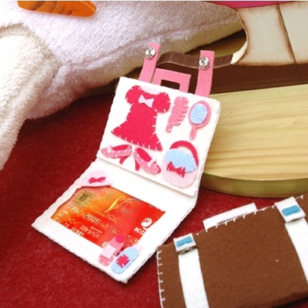 [홈메디]루시의 여행가방 카드지갑 만들기
