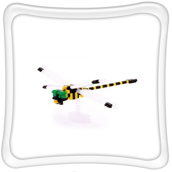 [나노블럭] 곤충시리즈 - 왕잠자리 (140pcs) / 레벨 3단계 나노블럭 / 초미니 조립블럭