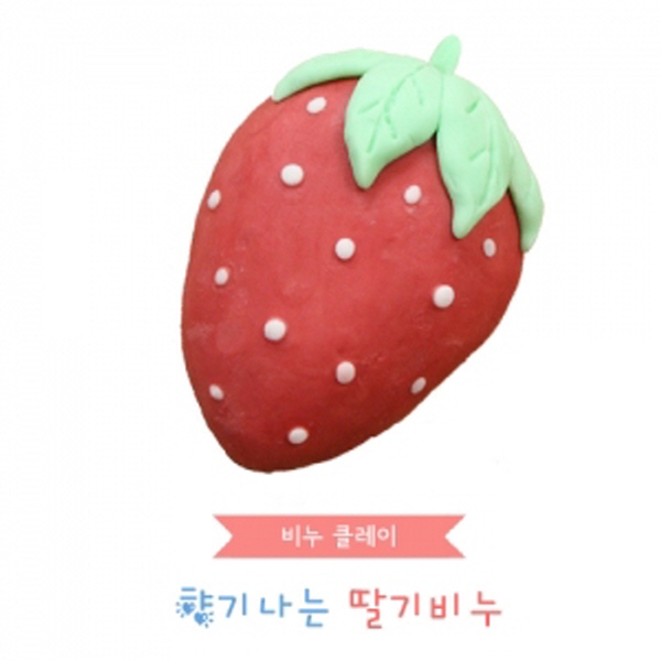 [에코키즈] [비누클레이] 향기나는 딸기비누-10인용세트-