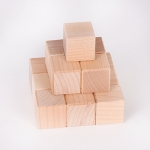 [수학교구] 쌓기나무 (100조각, 1색) 하드메이플 *일시품절 / 갯수, 규칙, 모양 등 다양한 수학학습활동교구