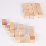 [수학교구] 쌓기나무 (100조각, 1색) 하드메이플 *일시품절 / 갯수, 규칙, 모양 등 다양한 수학학습활동교구