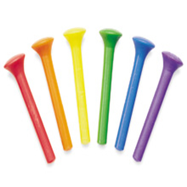 [EDU 3122] 플라스틱 색막대 Plastic Pegs (100개) / 분류와 규칙 이해하기 / 눈과 손의 협응력 키우기