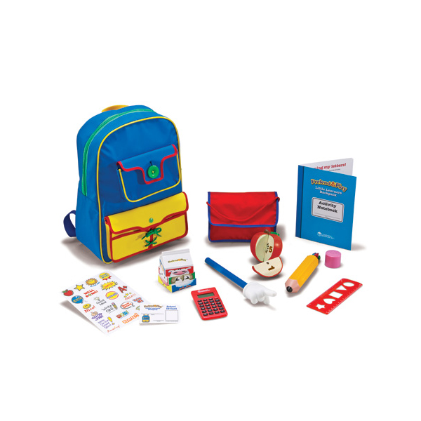 [EDU 9053] 학교 놀이 (학생) Pretend & Play® Little Learner's Backpack / 즐거운 학교생활 체험놀이