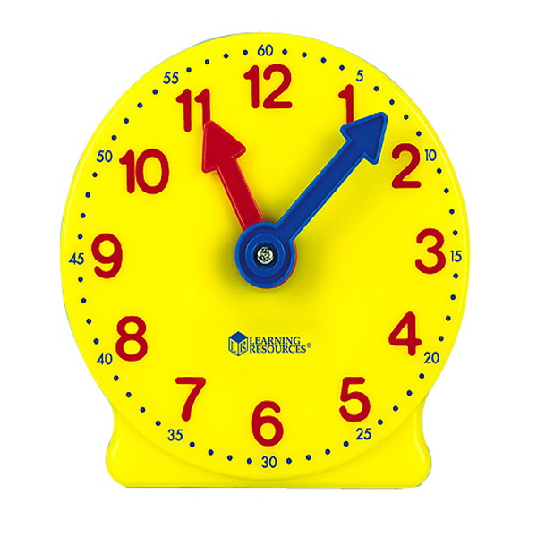 [EDU 2202] 모형 시계 소그룹 세트 4-Inch Geared Mini-Clock Set / 시간학습