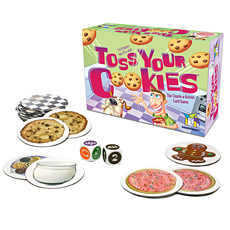 [GW5512] 쿠키를 던져라! Toss Your Cookies™ / 쿠키 카드 5장과 맛있는 우유카드 1장을 모으면 승리~!
