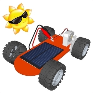 뉴 태양광 오프로드카 (2개) / 3V 180mA 태양전지판 사용 / 국산 기어, 대형 바퀴