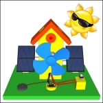 뉴 태양전지 종합 실험 키트 (태양광주택 원리) / 태양전지 원리 학습 / 태양광 발전 선풍기 / LED와 멜로디 동시 실험