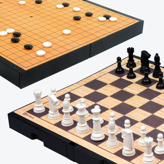 [보드게임] M-250 중형 바둑+체스(양면)