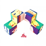 퍼즐블록 - 동물 / 6가지 동물퍼즐블록 / 분리되지 않는 4조각 퍼즐블록