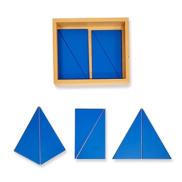 파란구성삼각형 / 직각삼각형 도형놀이 / 평면도형 학습