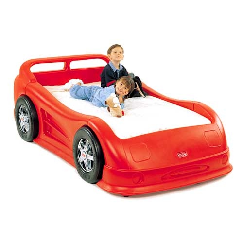 [어린이가구] 자동차침대 (매트포함) -빨강  / 스포츠카디자인 침대 / 분해, 조립 간단 / 보관, 이동 편리