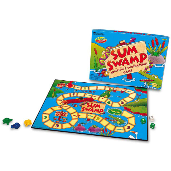 [EDU 5052] 늪지대 덧·뺄셈 주사위 게임 Sum Swamp Addition & Subtraction Game / 수연산 게임 / 덧셈·뺄셈 주사위 게임