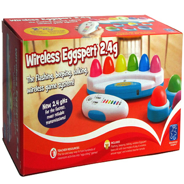 [EDI 7881] 달걀 모양 무선 게임 부저 Wireless Eggspert™ 2.4 GHz / 재미있는 수업시간 만들기