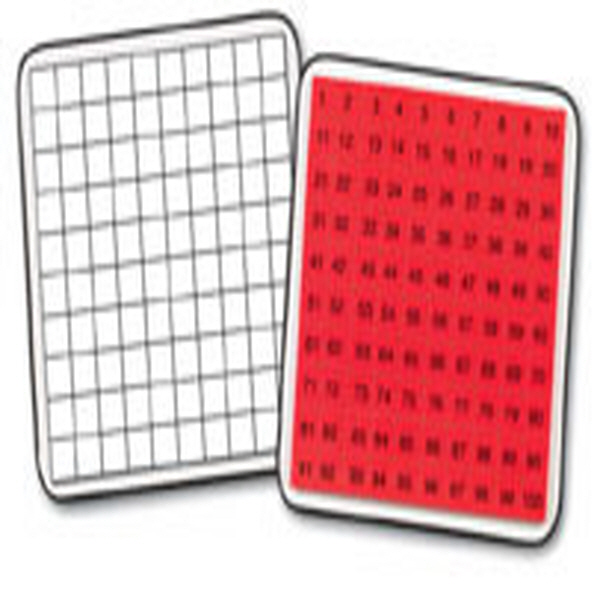 [EDI 4802] 수연산 - 자석 수배열판+자석 수타일 세트 Magnetic 100 Board＆Tiles
