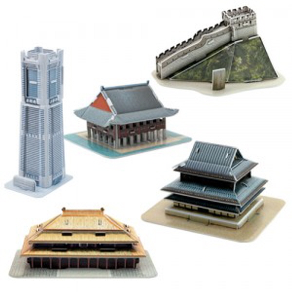 [건물시리즈] 세계 유명 미니 건축물 시리즈 2 - (한/중/일) / 3D입체퍼즐 / 조립퍼즐