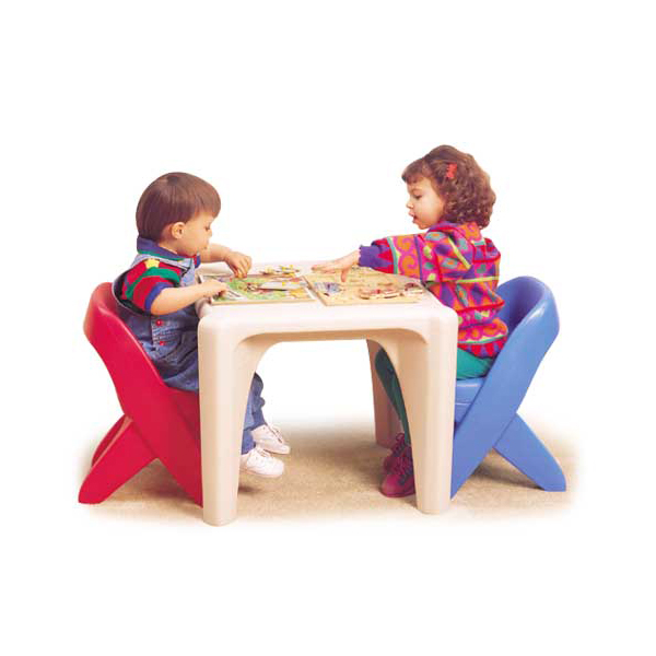 [어린이가구] 책상과 의자 세트 (책상1개 / 의자2개) / 서랍 2개, 분리가능 다리 / 어린이 다용도 책상과 의자
