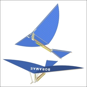 새비행기(오르니톱터) -10인용 / 꼬리날개 상하조절 기능