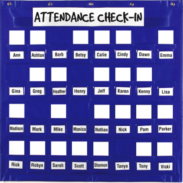 [EDU 2258] 학급운영 포켓 차트 Junior Organization Station® Pocket Chart, 교사용자료, 학습관리차드, 학생관리차트