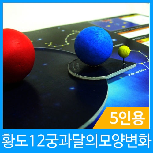 [사이언스존] 황도 12궁과 달의 모양 변화 (5인용) / 지구와 달의 운동 / 태양계 / 별자리