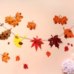 단풍잎 가랜드 5인용 / 5가지 모양, 5가지 색상 단풍잎 / 가을 장식 아이템 / 가을꾸미기