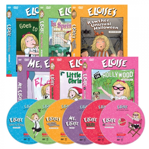 [DVD] 엘로이즈(Eloise) 6종 세트 / 뉴욕에 사는 6살 여자 아이의 일상을 통해 생활회화 습득 / 베스트셀러 엘로이즈시리즈를 에니메이션으로~!