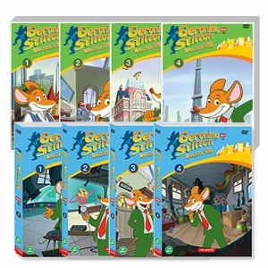 [DVD] 제로니모 스틸턴(Geronimo Stilton) NEW 1집+2집 / 추리력과 창의력 UP! / 생활영어 듣기, 말하기 학습 / 초등영어 교육용 DVD~!