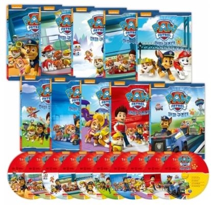 [DVD] 퍼피 구조대 (PAW PATROL) 1집 10종 (PAW PATROL) / 다양한 상황과 생생한 표현으로 배우는 진~짜 영어! / 초급영어교육용 DVD