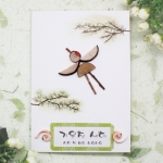 [연하장] 연하장 만들기-기운찬 새해 (10개 세트) / 새해카드 / 나무공작카드