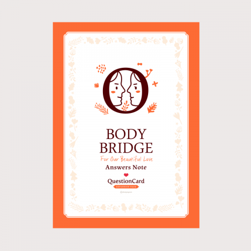바디브릿지 노트 (Bodybridge Note) / 연인끼리 진솔한 몸의 대화를 위한 바디브릿지 교환노트