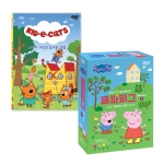 [DVD] NEW 페파피그 (Peppa Pig) 1집 10종 + 고양이 가족의 즐거운 생활(Kidecats) 6종, 총16종세트 / EBS인기에니메이션