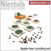 사과셈놀이 / 사과나무에 빨간사과, 초록사과 꼽으면서 셈공부