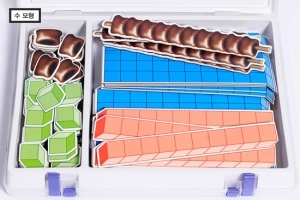 수모형 (교사용) / 100모형, 10모형, 1모형, 곶감모형 / 십진기수법 기초학습
