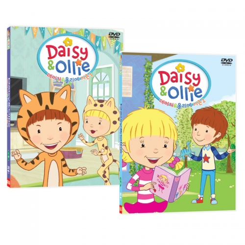 [DVD] 데이지와 올리에 (Daisy and Ollie) 시즌 1+시즌 2 (12종세트) / 영한대본 온라인제공 / 유아영어DVD / 영어DVD