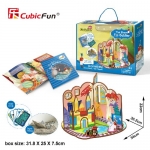 [큐빅펀] 동화 시리즈 - 꿋꿋한 주석 병정 (3D퍼즐+동화책+놀이카드+종이배 접기) / 입체퍼즐 / 3D퍼즐 / 어린이 동화 3D퍼즐 / 어린이 선물용 퍼즐