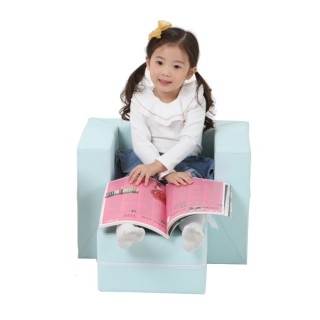 파스텔 소파책상 IPSD-02 (큰 사각책상+작은 의자) / 유아용 책상 / 유아용 의자 / 유아용 독서책상