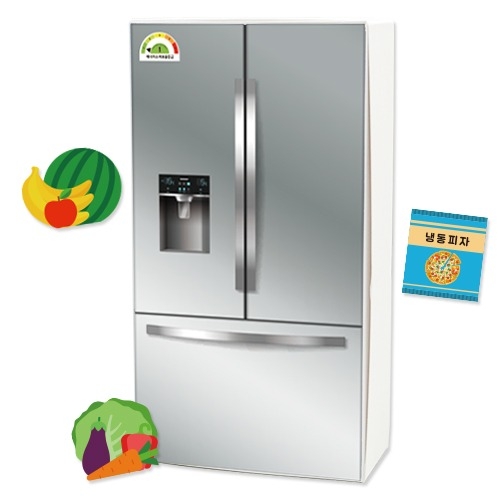 [안녕미술아] 냠냠 맛있는 냉장고놀이 (5인용) / 냉장고꾸미기 / 유치원, 초등생 미술수업재료