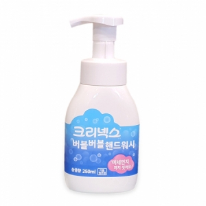 [손소독제] 크리넥스 버블버블 핸드워시 상큼향 250ml (3개) / 거품비누 / 미세먼지까지 싹~!