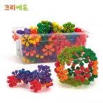 눈송이 연결블록 150pcs / 블록놀이 / 알록달록 예쁜 눈송이 블록놀이로 창의력, 소근육 UP~!