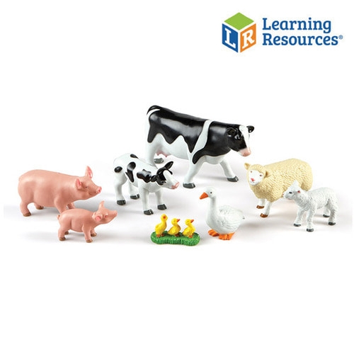 [러닝리소스] 점보농장가족 (소, 돼지, 양, 오리) / 농장동물 관찰 / 역할놀이 / 흉내내기 놀이학습